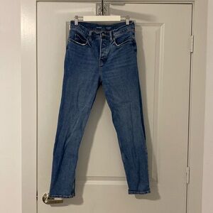 Old Navy Extra High-Rise Sky-Hi Straight Jeans